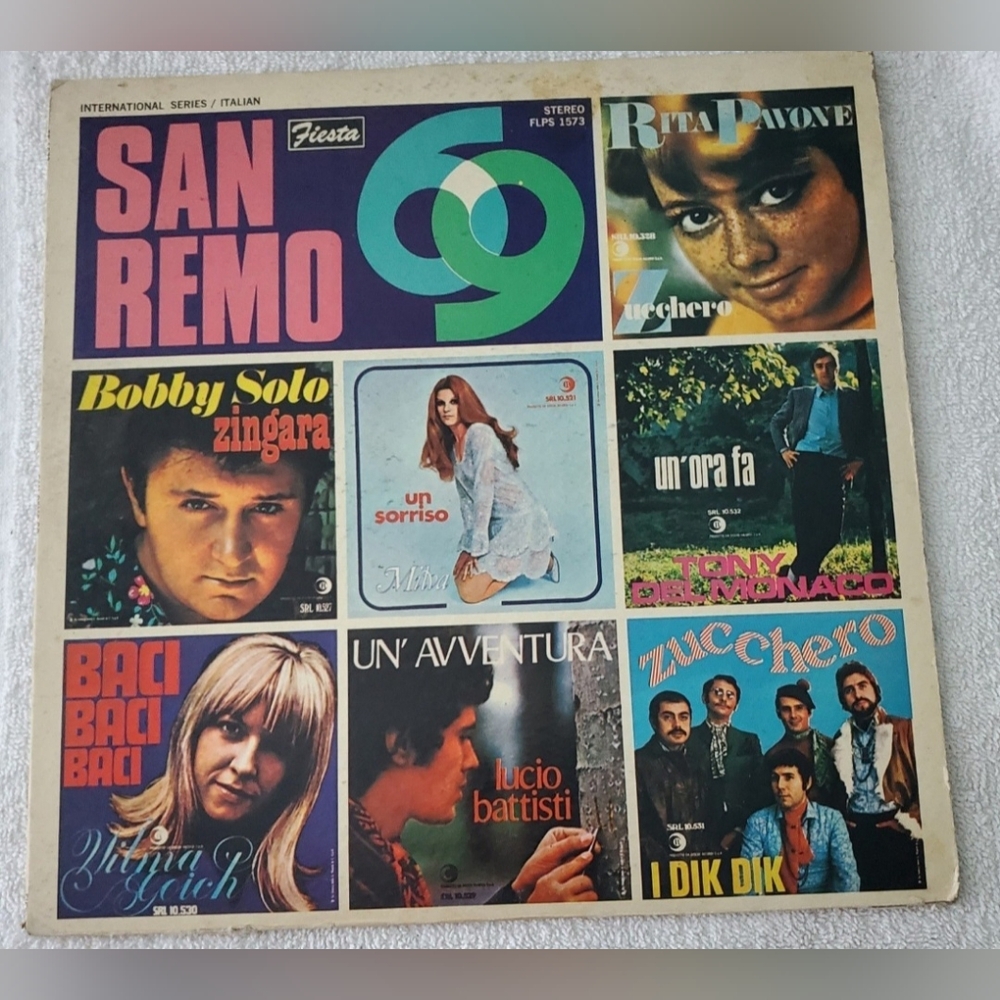 BOGO San Remo 1969 Vinyl Record LP Vintage Album